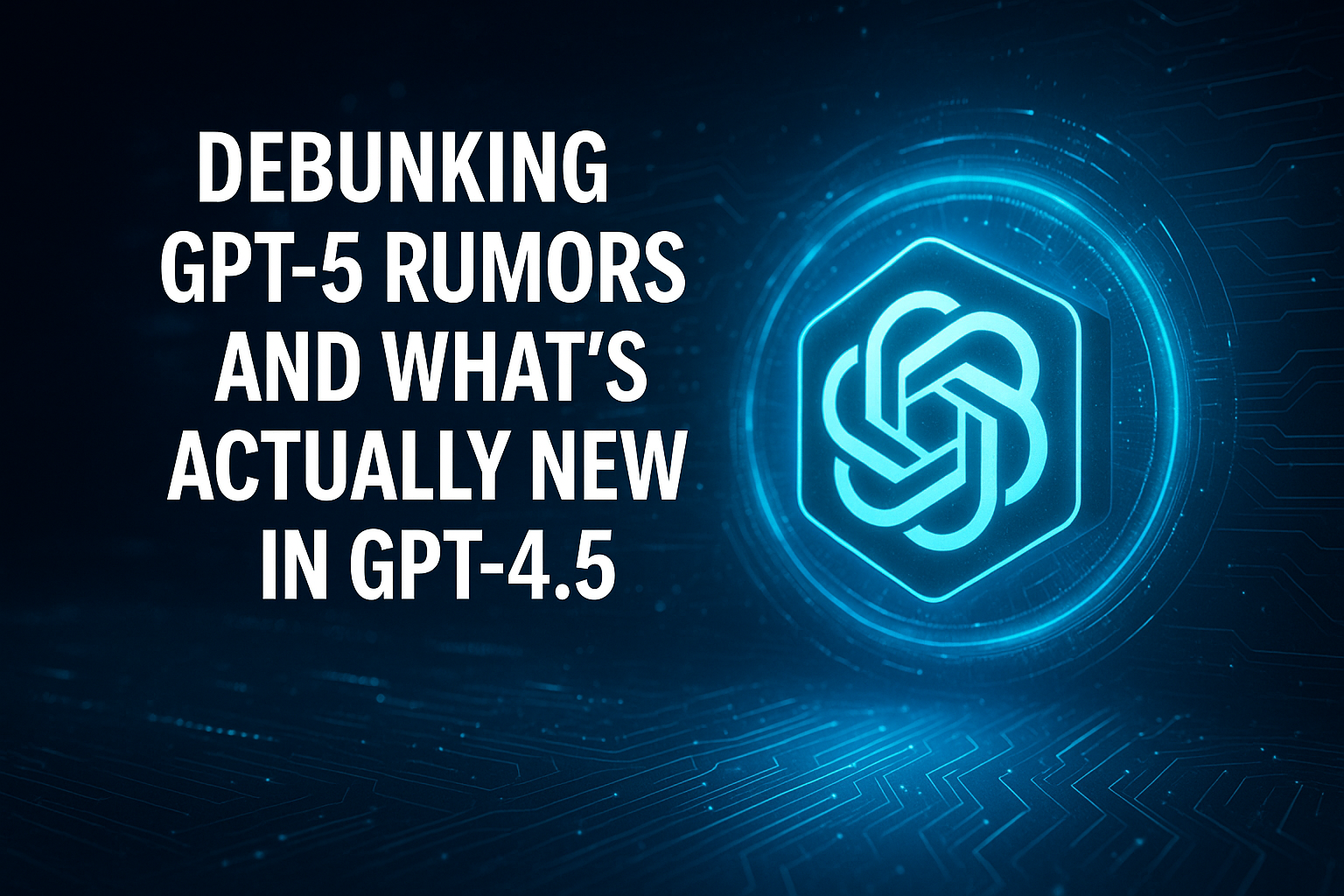 Debunking GPT-5 Rumors and What's Actually New in GPT-4.5