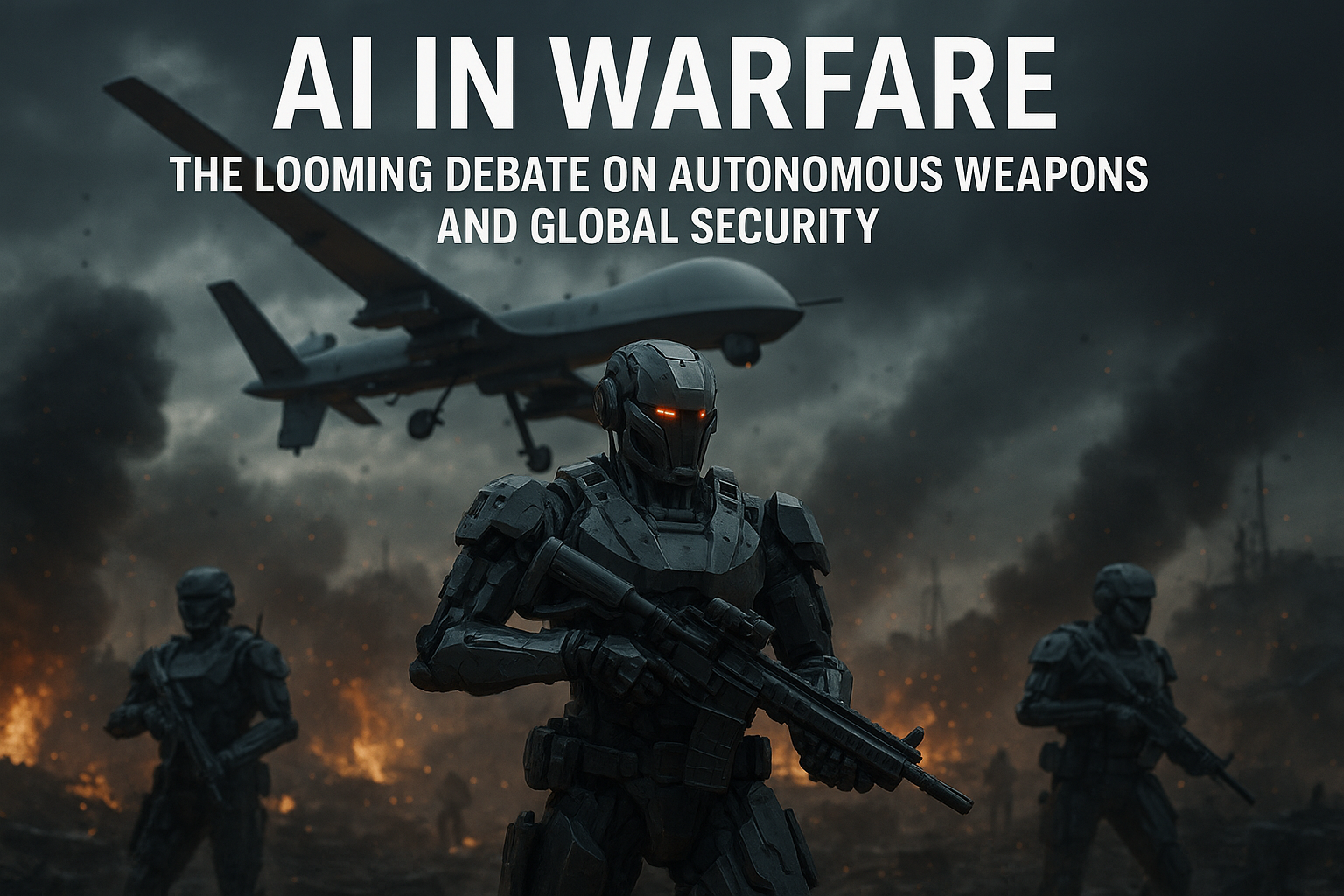 AI in Warfare: The Looming Debate on Autonomous Weapons and Global Security