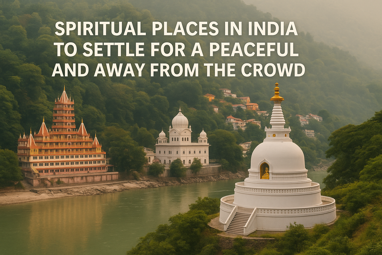 5 Spiritual Places in India to Settle for a Peaceful and Away from the Crowd