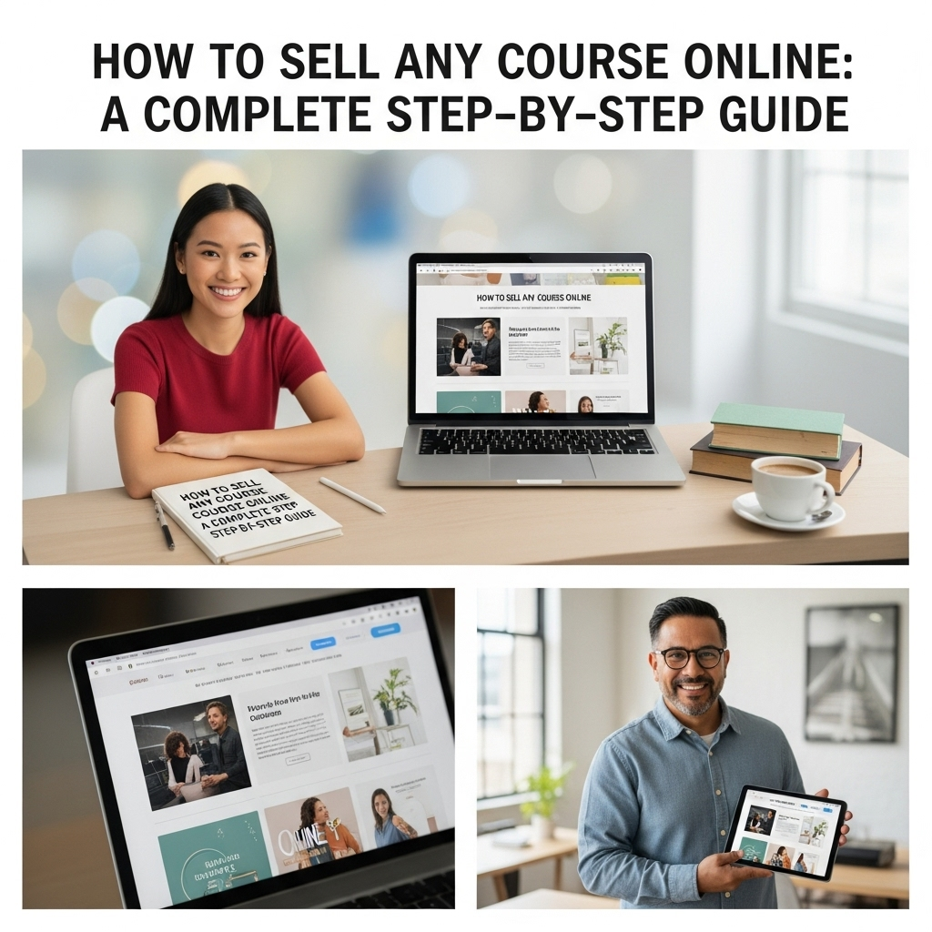 How to Sell Any Course Online: A Complete Step-by-Step Guide
